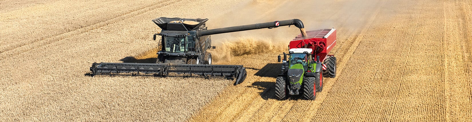 Fendt Tractor and Combine